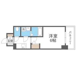 エスリードザ・グラン大阪ノース【6階】の間取り