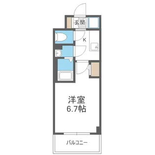 エスリード ザ・グラン大阪サウス【10階】の間取り