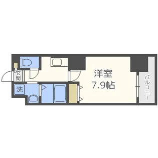 アドバンス大阪城アンジュ【6階】の間取り