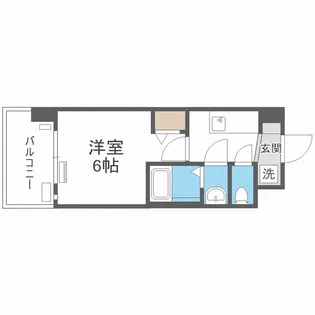 ドルチェヴィータ北浜【8階】の間取り