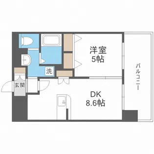 Luxe新大阪Ⅰ【9階】の間取り