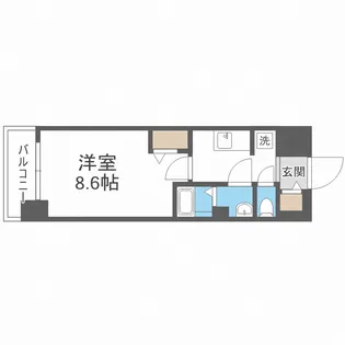PHOENIX新大阪【4階】の間取り
