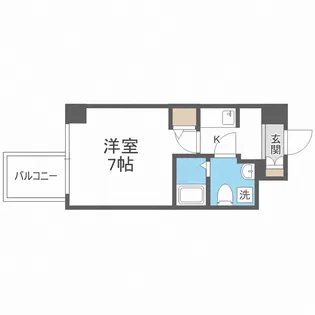 APRILE南森町【8階】の間取り