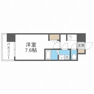 S-RESIDENCE大阪同心【14階】の間取り