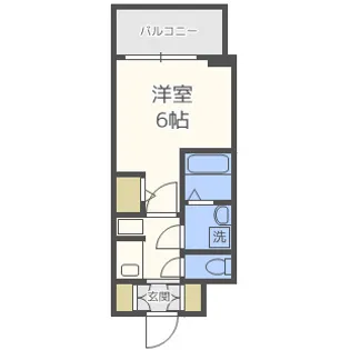 S-RESIDENCE新大阪Garden【7階】の間取り