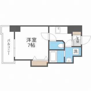 ミラージュパレス南堀江【5階】の間取り