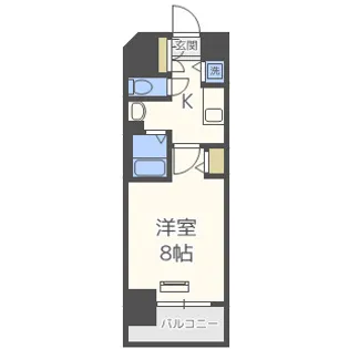 ララプレイスOSAKA WEST PRIME【12階】の間取り
