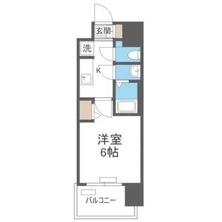プレサンス緑橋ソレアス【7階】の間取り
