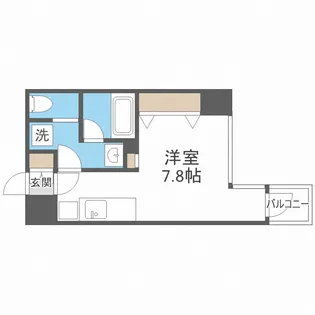 サンネクテール天満橋【6階】の間取り
