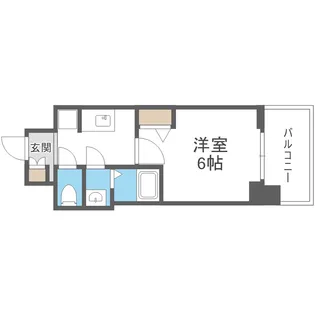 ファステート難波ラグジュ【11階】の間取り