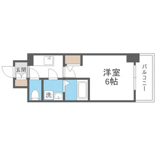 エスリードザ・グラン大阪ノース【4階】の間取り