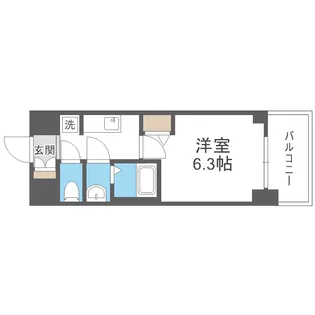 アドバンス大阪フェリーチェ【9階】の間取り