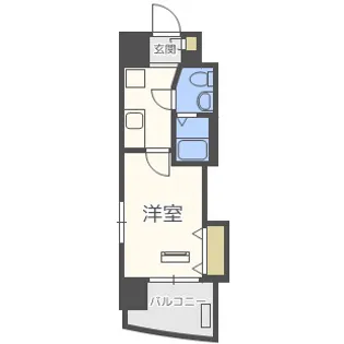 LUXE難波EAST【9階】の間取り