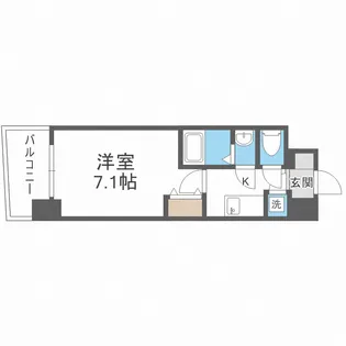 セレニテ京橋クレア【14階】の間取り