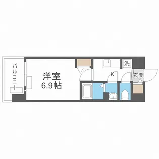 プレサンス大阪都島エレナード【7階】の間取り