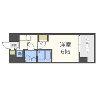 エスリード京橋桜ノ宮公園【9階】の間取り