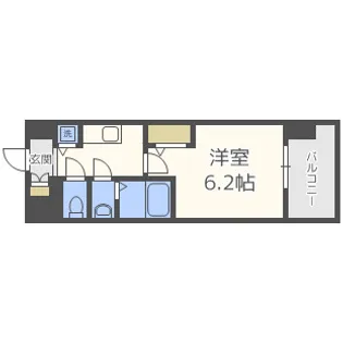 エスリード中之島SOUTH【10階】の間取り