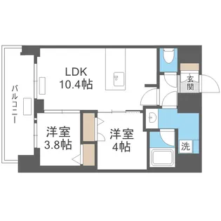 プレサンス大正フレンジ【14階】の間取り