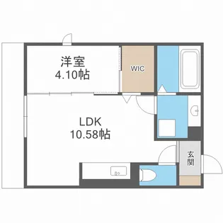 プルミエール蒲生【2階】の間取り