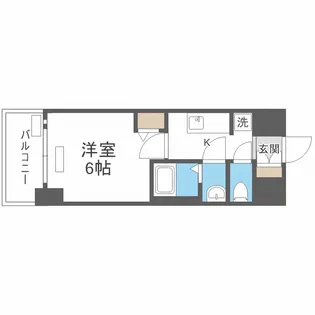 プレサンス海老江ジャルダン【4階】の間取り