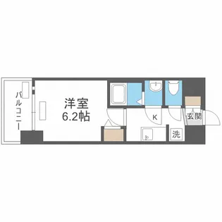 プレサンス難波インフィニティ【3階】の間取り