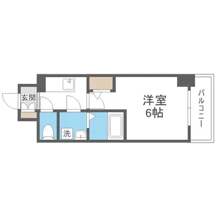 エスリードザ・グラン大阪ノース【7階】の間取り