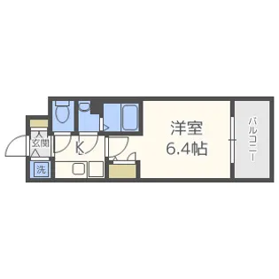 エスリード新大阪グランファースト【3階】の間取り