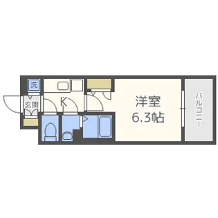 エスリード新大阪グランファースト【9階】の間取り