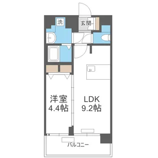 プレサンス森ノ宮 THEゲート【10階】の間取り