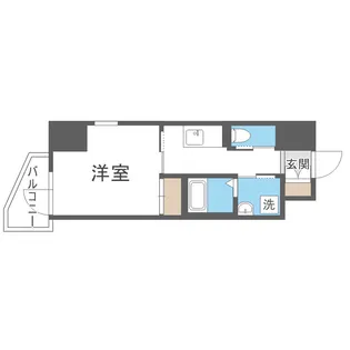 レシオス桜ノ宮THE First【8階】の間取り