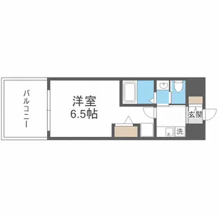 エステムコート難波Vブロード【5階】の間取り