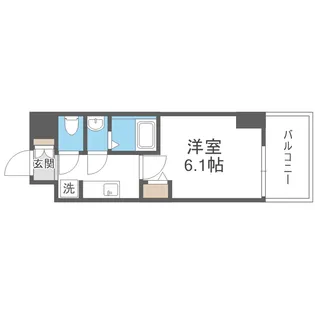 アドバンス大阪リーヴァ【3階】の間取り