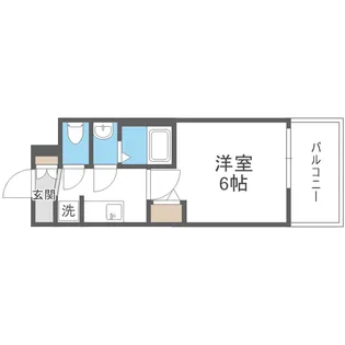 アドバンス大阪リーヴァ【9階】の間取り