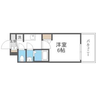 アドバンス大阪リーヴァ【7階】の間取り