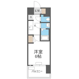 プレサンス深江橋ラヴィゲート【5階】の間取り