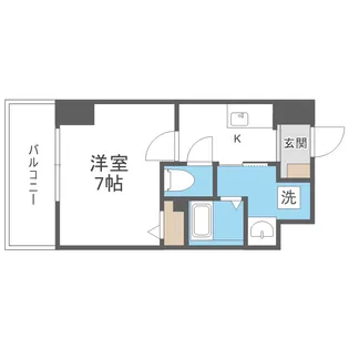 ブランシエスタ都島通【8階】の間取り
