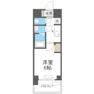 プレサンスOSAKA姫里ヴィオン【4階】の間取り