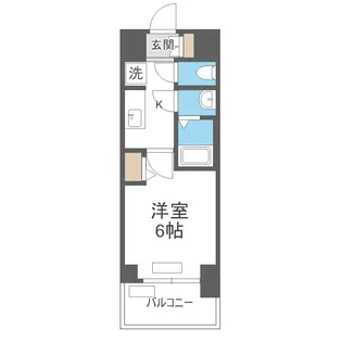 プレサンスOSAKA姫里ヴィオン【5階】の間取り