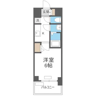 プレサンスOSAKA姫里ヴィオン【2階】の間取り