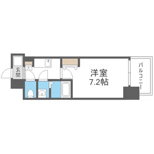 フォーリアライズ弁天町ノビア【4階】の間取り