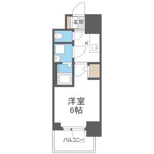 エスリード弁天町NORTH RESIDENCE【9階】の間取り