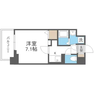 Metrosa深江橋【10階】の間取り