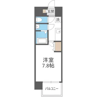セオリー大阪EAST DOOR【9階】の間取り
