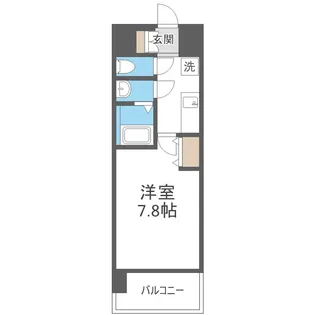 セオリー大阪EAST DOOR【9階】の間取り