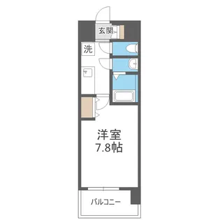 セオリー大阪EAST DOOR【9階】の間取り