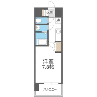 セオリー大阪EAST DOOR【5階】の間取り