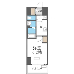 プレサンス天王寺デルニエ【13階】の間取り