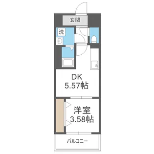 Serie東淀川【4階】の間取り