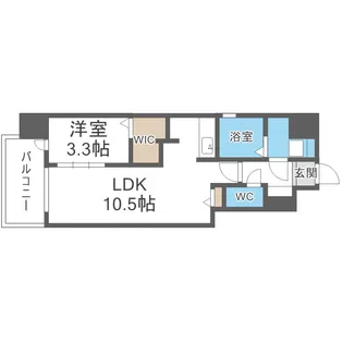 ミラージュパレス都島本通【4階】の間取り