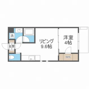 ブエナビスタ桜ノ宮【4階】の間取り